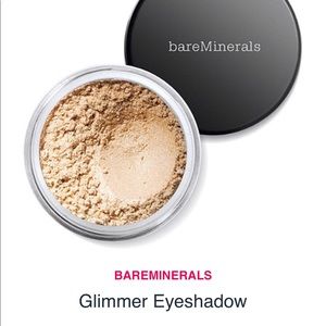 BareMinerals concealer brush and glimmer eyeshadow